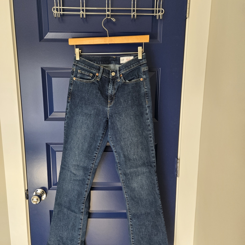 Gap Baby Boot Mid-Rise Jeans, Size 6